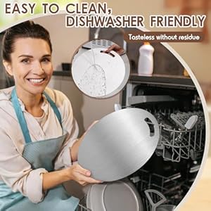 Patelai 2 Pcs Stainless Steel Cutting Boards for Kitchen 304 Steel Chopping Board Metal Round Chopping Board with Non-slip Rubber Pad for Meat Vegetables Dishwasher Safe,13.4" x 9" and 11.8" x 11.8" Patelai 2 Pcs Stainless Steel Cutting Boards for Kitchen 304 Steel Chopping Board Metal Round Chopping Board with Non slip Rubber Pad for Meat Vegetables Dishwasher Safe134 x 9 and 118 x 118