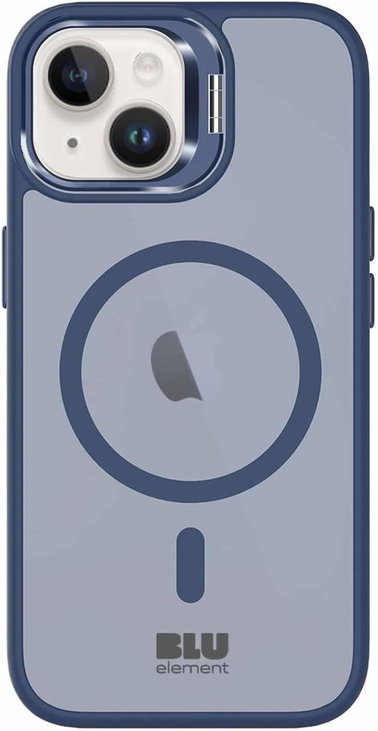 Blu Element iPhone 15 case | Impact Resistant | Hyper Responsive Buttons | Sleek and Slim | Chromatic Cloud Compatible with Magsafe iPhone 15 Navy