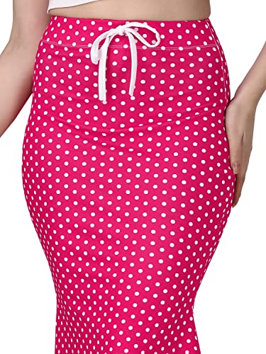 Image of Mehrang Lycra Saree Shapewear Petticoat for Women, Cotton Blended,Petticoat,Skirts for Women,Shape Wear Dress for Saree