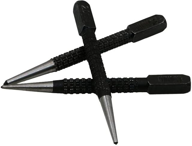3Pcs Centre Punch Set, Nail Punch, Positioning Punch Set Drilling Holes for Breaker Puncher, 1/16", 5/64'', 1/9"(1.5mm-3.0mm)