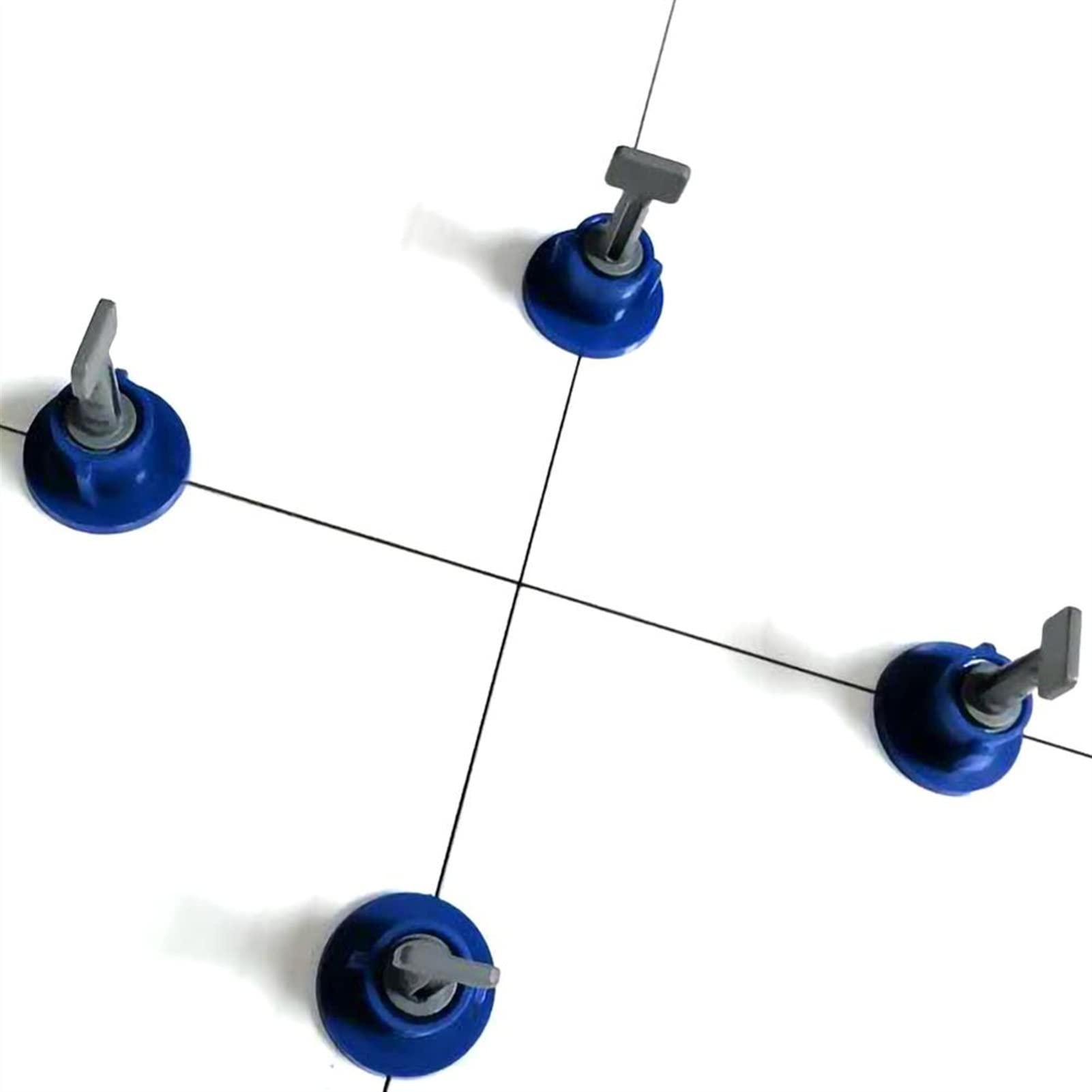 Strumento di Vibrazione per Piastrelle 50pcs Strumenti per la Costruzione di pareti per Pavimenti in Ceramica Piatta Sistema di livellamento per Piastrelle Riutilizzabile Kit di Sistema di Live