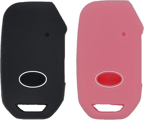 LemSa - Carcasa protectora para llave de coche con mando a distancia sin llave, para KIA 2021 2020 2019 Telluride Seltos Soul Forte GT EX Sportage