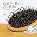 Belula Boar Bristle Hair Brush - Hair Brushes for Women & Mens Hair Brush, Detangler Brush, Hairbrush, Detangling Brush for Long, Curly or Any Type of Hair.