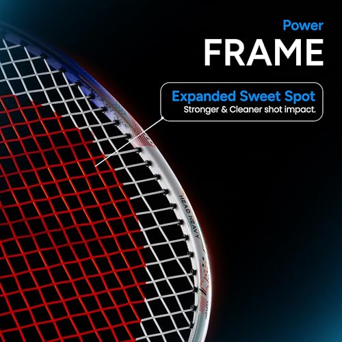 HUNDRED Store HUNDRED Graphite Powertek 1000 Jr Badminton Racket 90g - Image 6