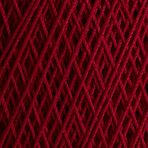 Aunt Lydia's Crochet Thread - Size 10 - Cardinal Red (2-Pack) - Thumbnail 2