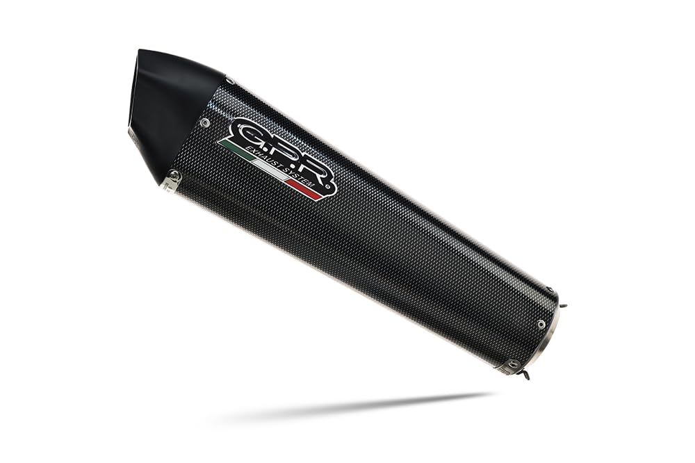 Scarico marca GPR compatibile con Ktm LC 8 Super Adventure 1290 R 2021-2024, Gpe Ann. Poppy, Scarico completo omologato,fornito con db killer estraibile,catalizzatore e collettore