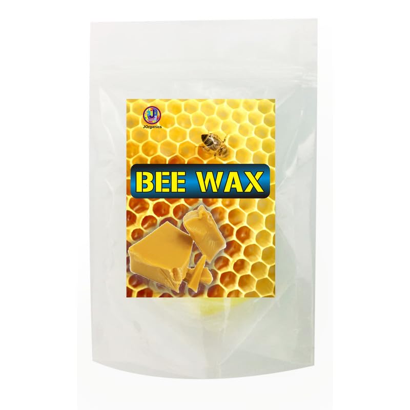 Image of Pure Natural Unrefined | Raw Beeswax | Bee Wax | Great for DIY Projects Like Skin Care Products | Body Lotions | Lip-Balm | Candles | Wood Polish Wax (100g)