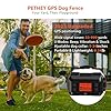 Wireless-Electric-Fence-for-Dogs-PETHEY-GPS-Dog-Collar-Fence-System-IPX7-Waterproof-Pet-Containment-System-Wireless-Dog-Fence-Radius-33-999-Yards-10-110lb-Adjustable-Wireless-Pet-Fence Wireless Electric Fence for Dogs, PETHEY GPS Dog Collar Fence System, IPX7 Waterproof Pet Containment System, Wireless Dog Fence Radius 33-999 Yards, 10-110lb Adjustable Wireless Pet Fence