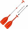 H2o Kayaks Trident Telescopic Micro-Mini Orange Paddle ONE PADDLE