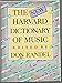 The New Harvard Dictionary of Music (Harvard University Press Reference Library)