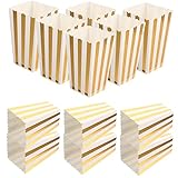 TOPPERFUN 24個ポップコーンボックス 使い捨て お菓子容器 映画ナイト パーティー用品 大容量 スナックに