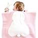 SUNBABY Kids Blankets, Cute Rabbit Crochet Newborn Blanket Baby Bedding Cover Bath Towels Play Mat (Pink)