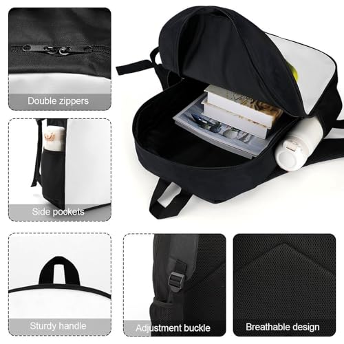 Bananita-dolfinita Merch 17 Inch Shoulder Backpack Italian-Brainrot Meme Water Resistant Lightweight Daypack4