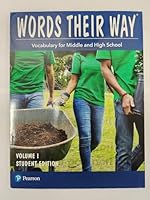 WORDS THEIR WAY: VOCABULARY FOR MIDDLE & HIGH SCHOOL 2014 STUDENT EDITION VOLUME I 1428439838 Book Cover