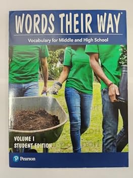 Paperback Words Their Way: Vocabulary for Middle & High School 2014 Student Edition Volume I Book
