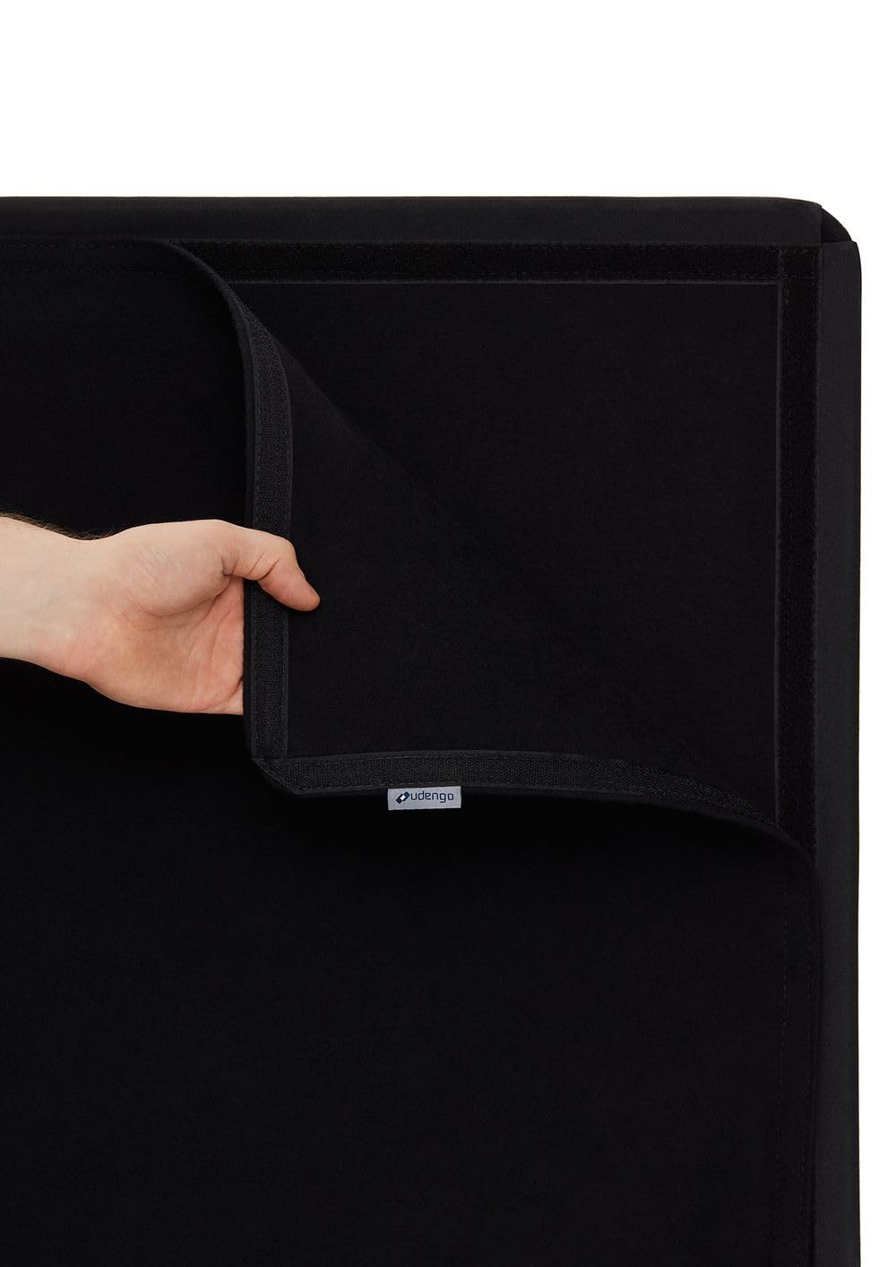 Udengo - Floppy Cutter 100cm x 100cm (40" x 40") - Black Solid Flag