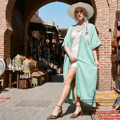 Image of RIBONGZ Block Heels for Women Closed Pointed Toe Heeled Slingback Chunky High Heel Ankle Strap Pumps Patent Leather Comfort Dressy Shoes for Work Party Prom Wedding Bridal Dress