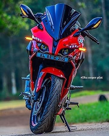 BB Racing Universal Pro Visor for Pulsar RS200 (Without Hole)