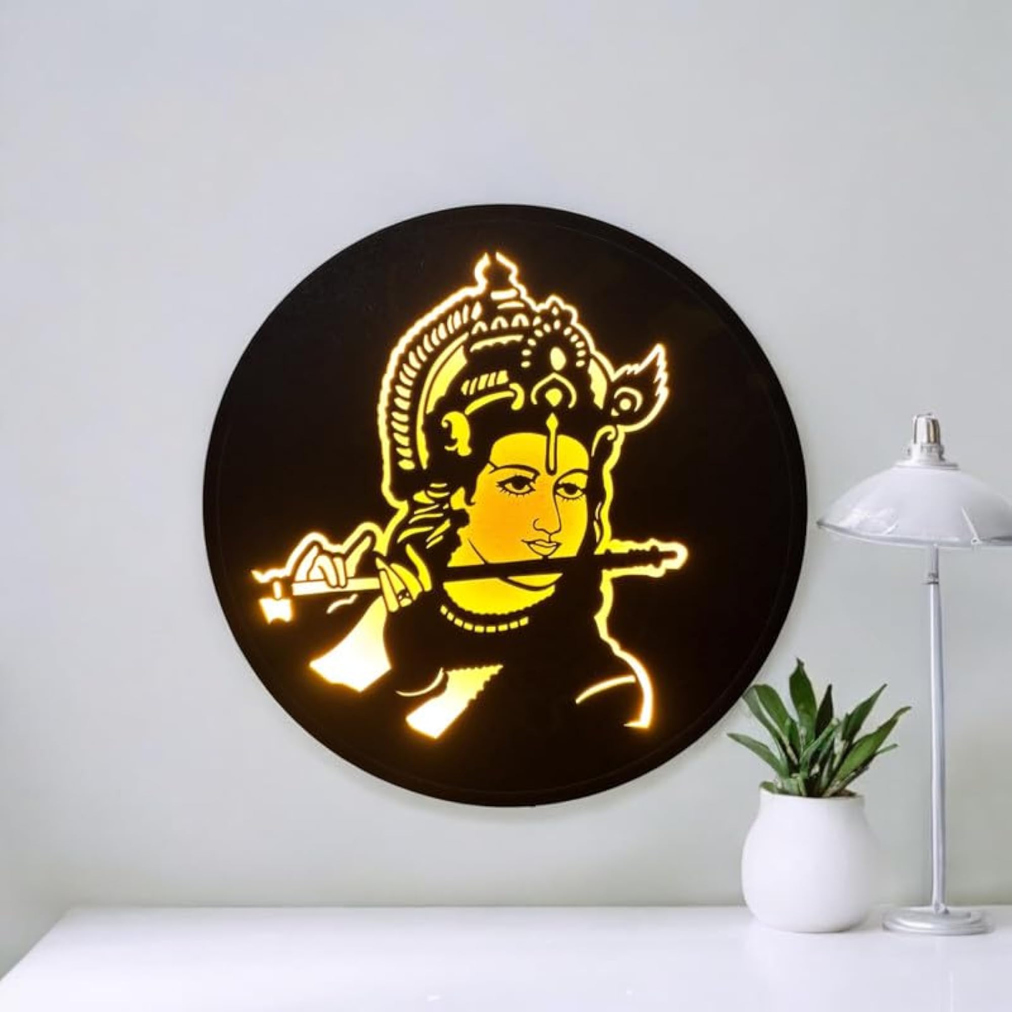 Krishna ji Kanha ji LED Wall Decor for Home