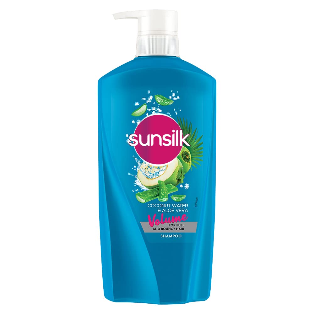 Sunsilk Coconut Water and Aloe Vera Volume Shampoo for Voluminous and Bouncy Hair 700 ml, Multi, Medium