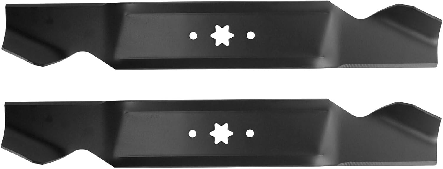 SCITOO 2 Pack Lawn Mower Blade, 38 inches Blades Compatible for MTD L13 LT13 LT1300 LT14 LT145 LT1450 LT15 LT1700 C76G C79GF V76GF LT538G CLT38G LT3812 for Troy-Bilt 742-0610 942-0610 942-0610A