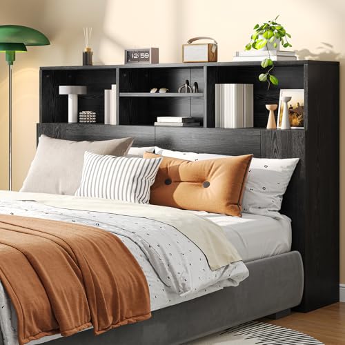 Opiniones y reviews de Cabecera King los mejores 5. 46 Simple Wisdom Cabecera Matrimonial,140 CM Cabecera Queen Size,Toda Madera Cabecera Queen,Cabecera Individual con Espacio de Almacenamiento,Simple, Fuerte y Duradero,Apta para...