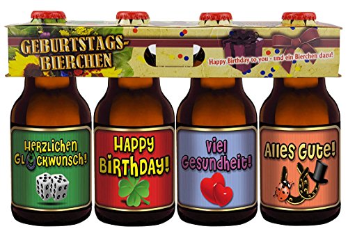 Geburtstags Bier im Happy Birthday 4er Träger Teil 2 Cover