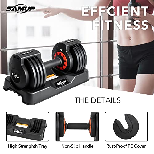 2555-lbs-Pair-Adjustable-Dumbbell-Set-Fast-Adjust-Dumbbell-Weight-for-Exercises-Pair-Dumbbells-for-Men-and-Women-in-Home-Gym-Workout-Equipment-Dumbbell-with-Tray-Suitable-for-Full-Body