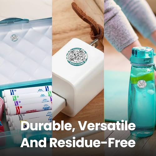 Étiquette de code QR sécurisé Pebblebee Link pour objets perdus, taille moyenne - 4