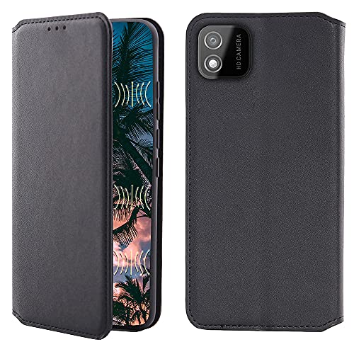 CEKA TECH Coque pour Wiko Y62,Etui Housse avec Fermeture magnétique,Portes Cartes pour (Wiko Y62 (6,10 Pouces), Noir)