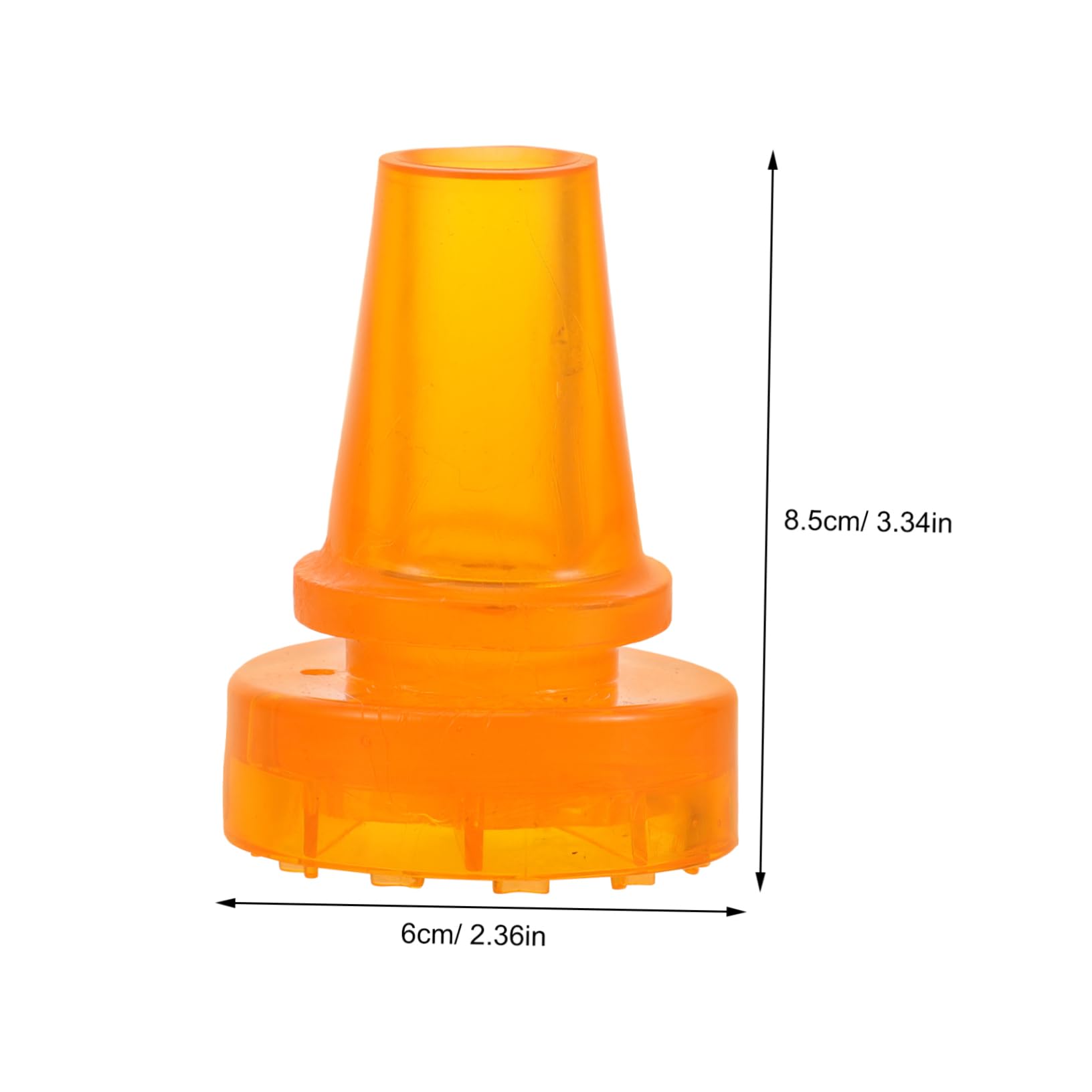 Toyvian Estera De Goma De Muleta De Oxford Accesorio Reemplazo Pesado Cubrir Punta De Poste De Trekking Partes Polos De Trekking Seniors para Tapas De Pies De Muleta Amarillo