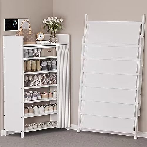 Étagère à chaussures grande capacité 7 niveaux meuble de rangement portable en tissu