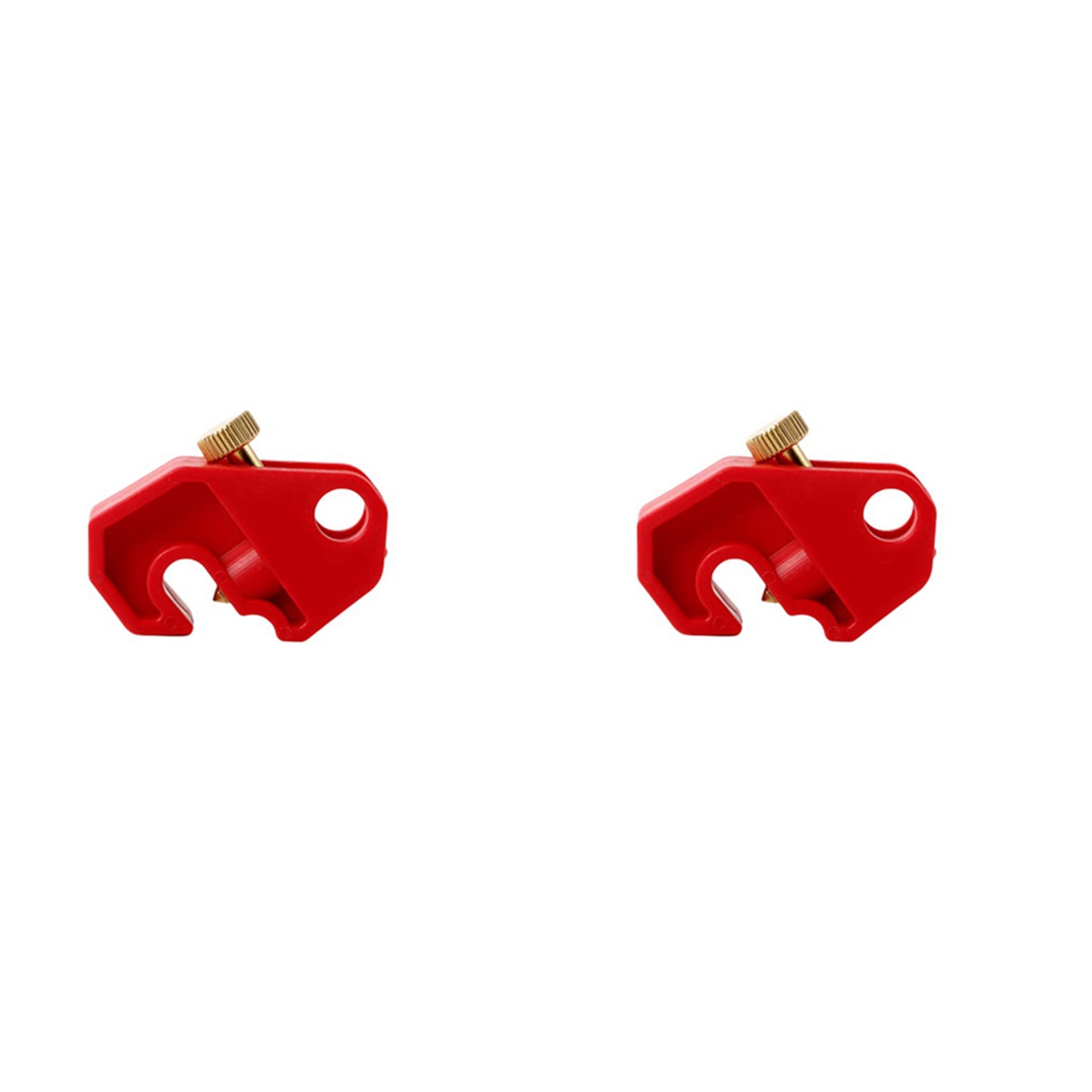Jnchdghwa Red 2X Circuit Breaker Lockout Device With Circuit Safety Lock Universal Single And Multi Pole Breakers, Safe