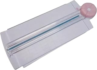 Paper Cutter Craft Paper Cutter Tool DIY Scrapbooking Tools Compact Paper Trimmer Craft Paper Cutting Tool Portable Side Ruler Lightweight Constructio, Pink