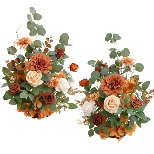 Ling's moment Free-Standing Fall Wedding Runner...