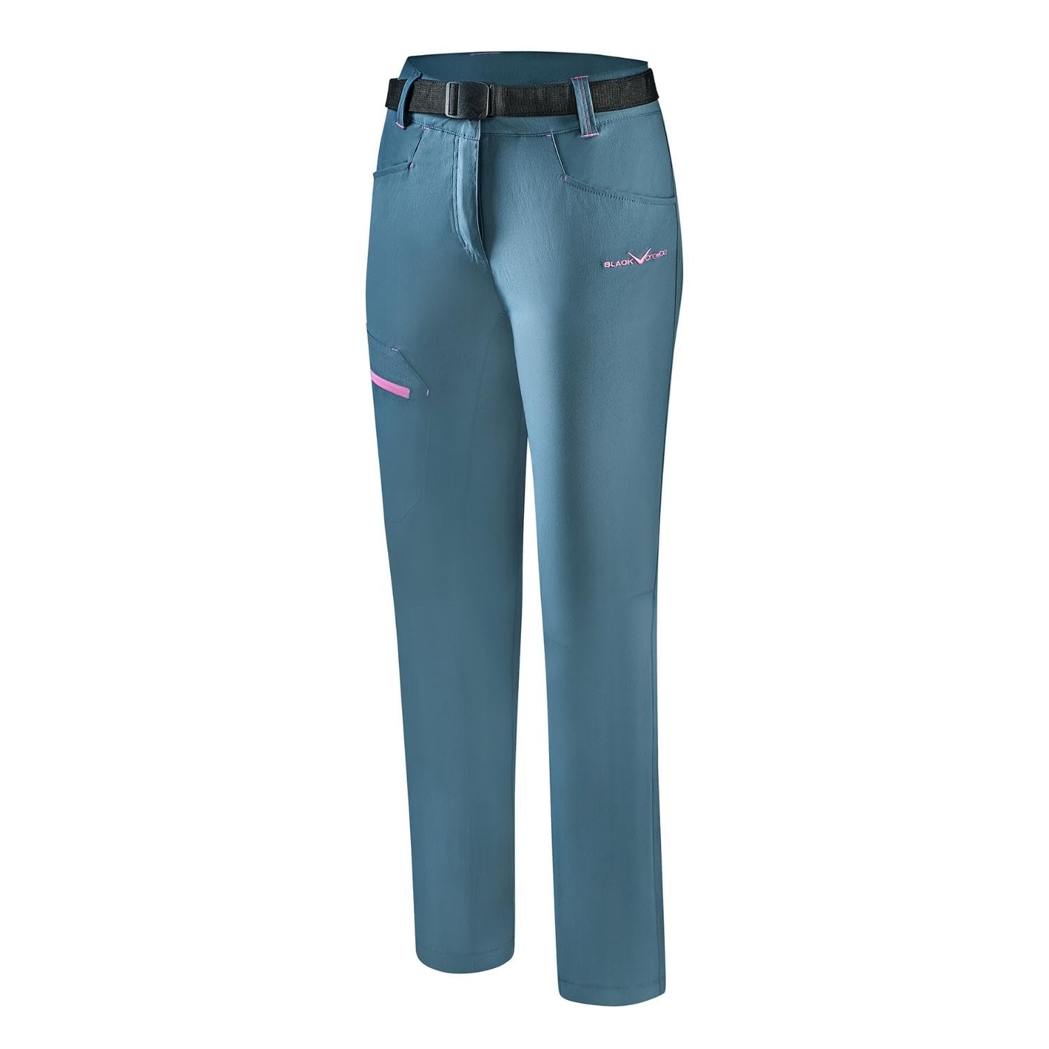 Black Crevice Trekkinghose Damen I Wanderhose mit praktischen Taschen I Outdoorhose I wasserabweisend & schnelltrocknend I strapazierfähig & atmungsaktiv