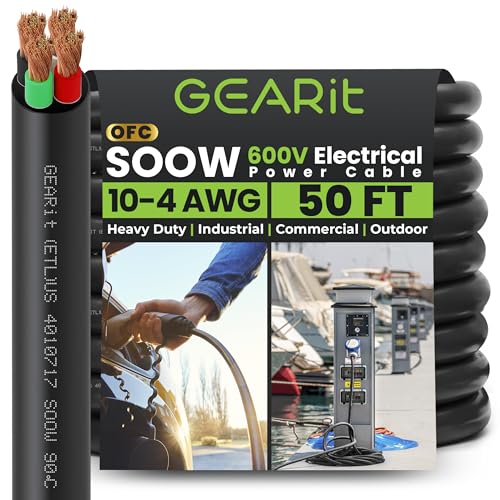 GEARit 50 Ft SOOW 10/4 cord