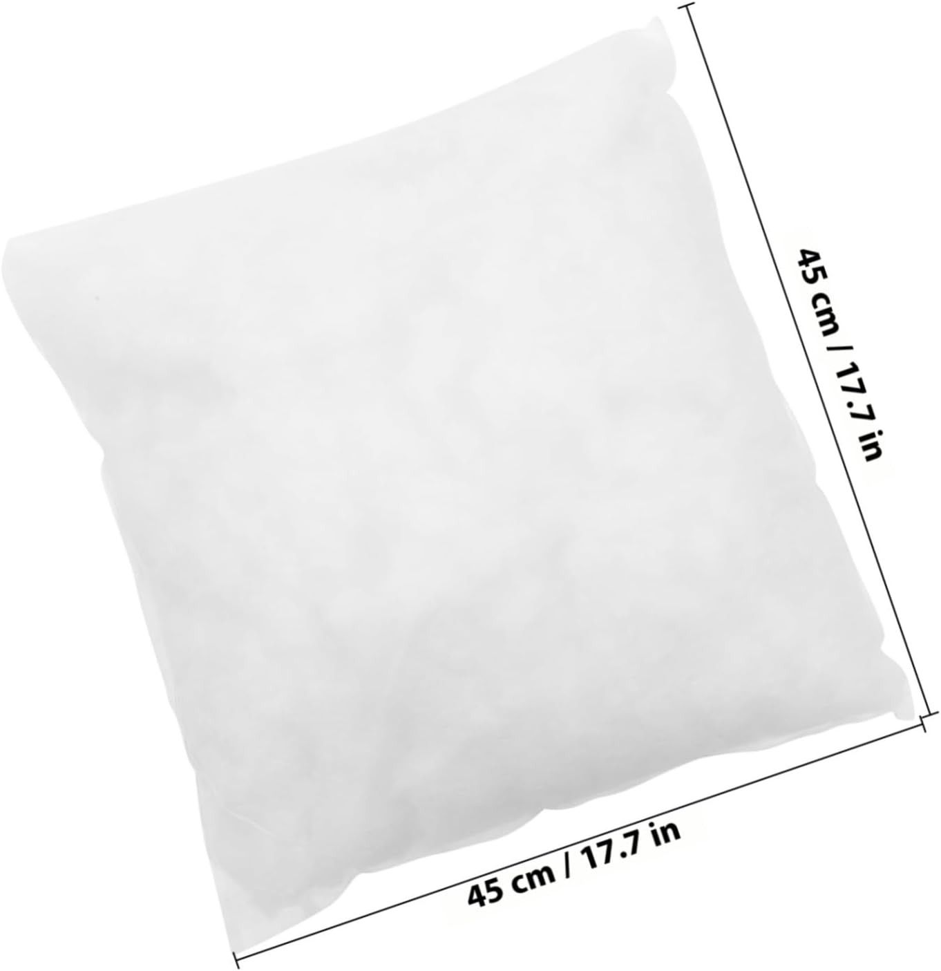 Square Throw Pillow Insert Cushion Filler for Sofa Couch Lightweight PP Cotton Stuffer and Soft Decorative Cushion Pad for Chair Back Support and Home Decor