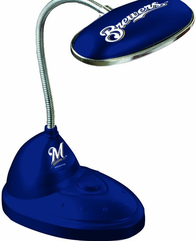 MLB Milwaukee Brewers LED Desk Lamp
