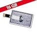 Produktbild 16 GB Speicherkarte in Scheckkartenform American Express Platinum Grau USB