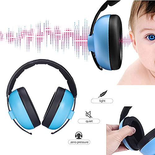 Kids Ear Protection Noise Cancelling Headphones Baby Ear Defenders Adjustable Hearing Protection Earmuffs Safety Earmuffs Noise Reduction for 0-3 Children Sleeping Airplane - Image 3