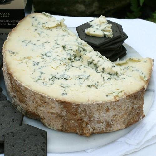 Igourmet English Blue Stilton Cheese Dop By Tuxford And Tebbutt - 2.5 Half Moon Cut (2.5 Pound) #TOP3