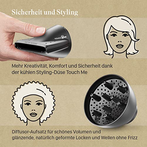 Foto von Valera, Swiss Ioncare 8.7, professioneller Haartrockner, leiser Föhn mit Ionen-Generator, 3 Temperaturstufen, Kaltlufttaste, verdrehsicheres Kabel, 2400 W, Swiss Made