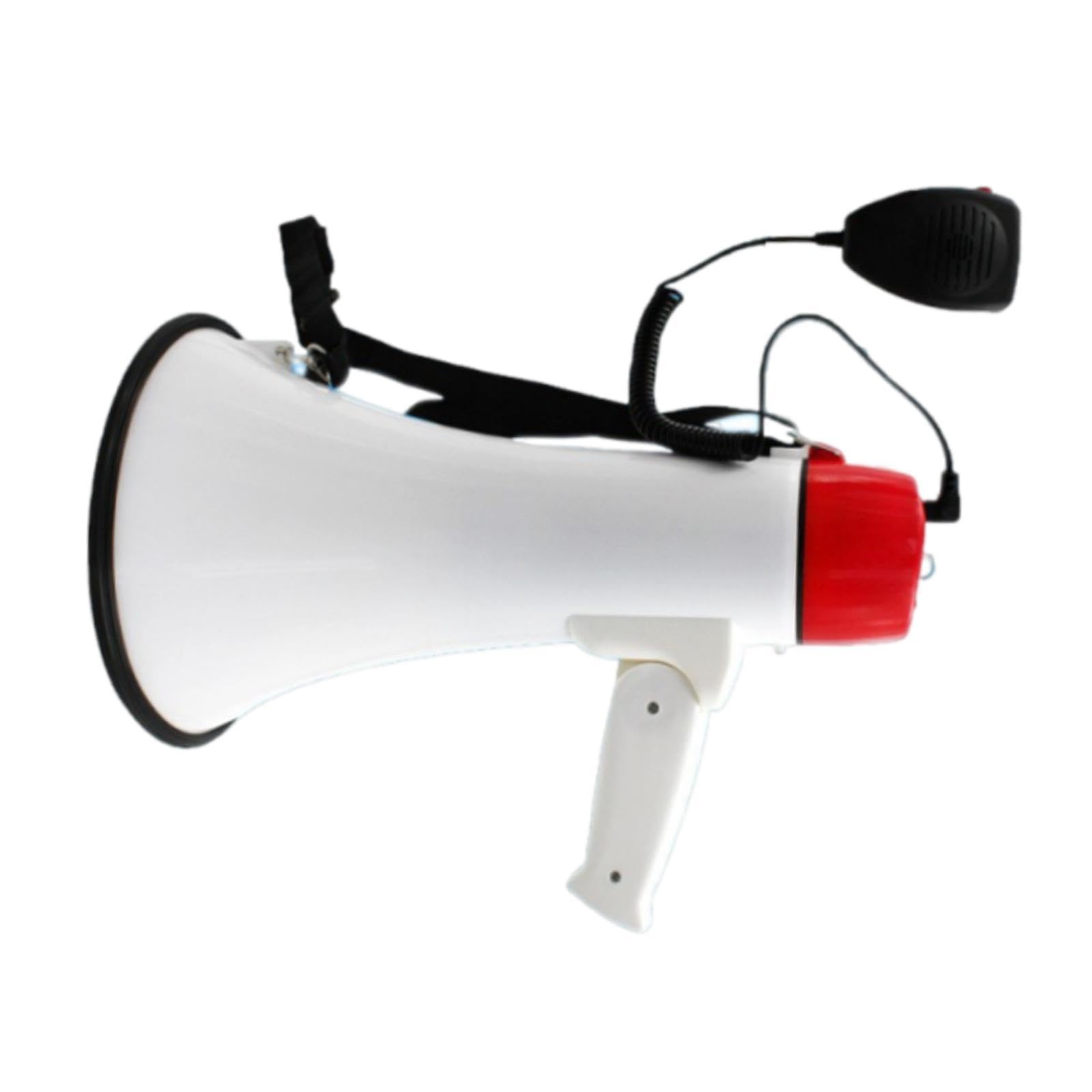 predolo Altavoz Megáfono Portátil con Alarma Y Volumen Ajustable para Aficionados a Las Animadoras