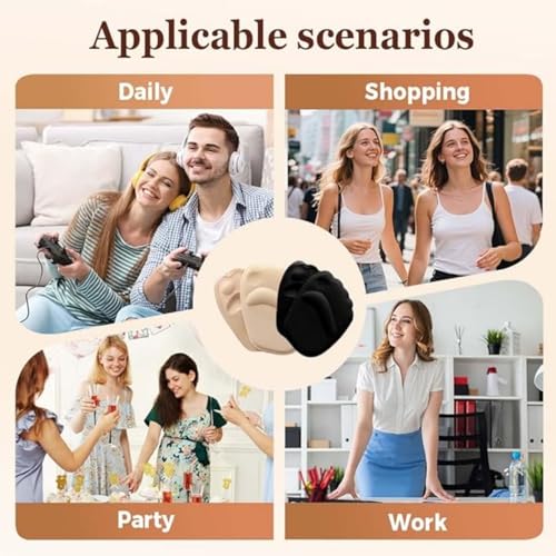 2 almohadillas acolchonadas suaves para zapatos de tacón miniatura 5