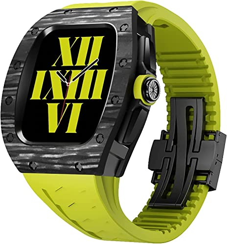 Boîtier montre carbone Apple Watch 45mm pour le sport et le quotidien