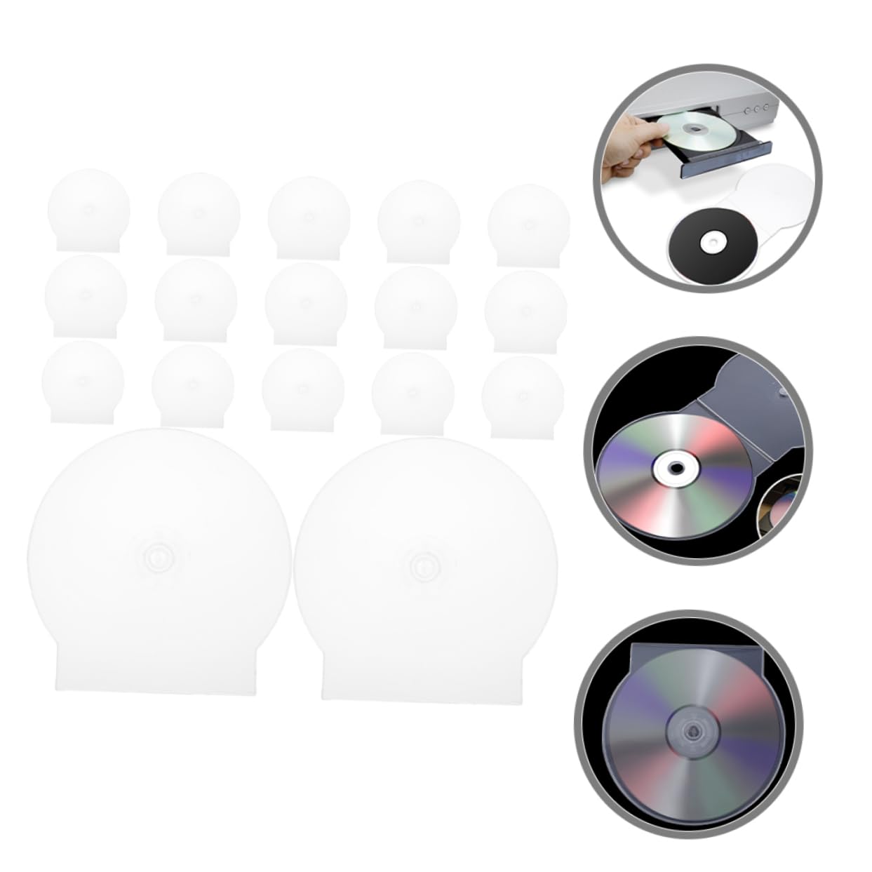 Custodie Per Cd in Plastica Trasparente Rigida, Porta Dvd Singoli Anti-graffio, Confezione Da 50 Pezzi, Custodia Portatile Leggera Per Viaggi, Auto e Uso Domestico