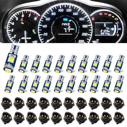 Damwot 74 Led Bulb Dash Lights Super Bright, T5 37