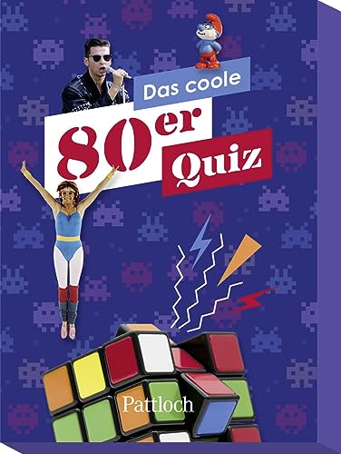 Das Coole 80er Quiz: Geschenk für eine Zeitreise in die 80er mit 100 Quizfragen | alleine oder mit Freunden Spielen