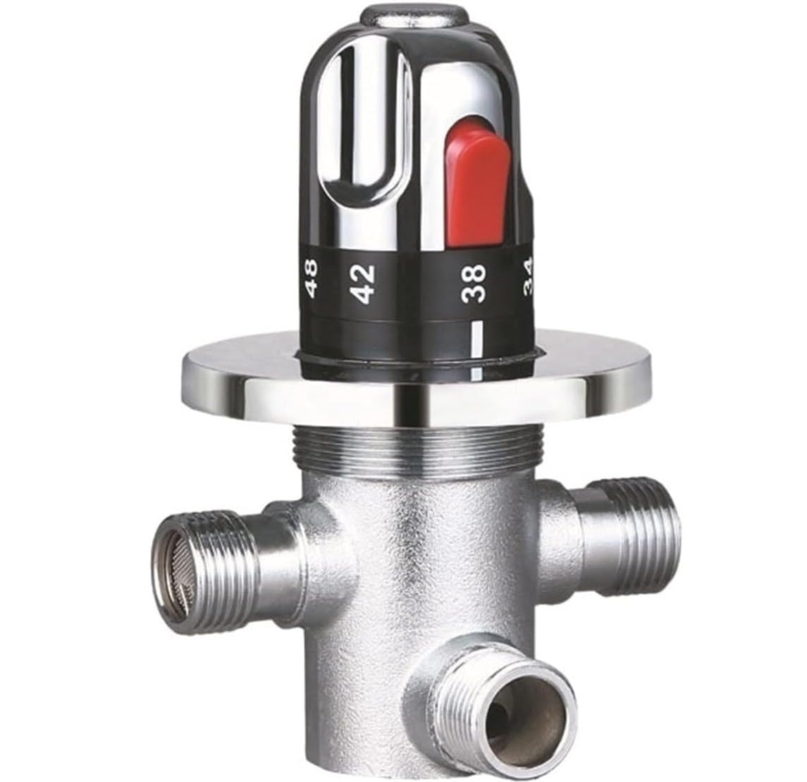 1/2 Inch DN15 All Copper Constant Temperature Mixing Valve for Solar Water Heaters